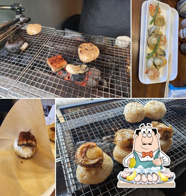 湯布院 炭焼おにぎり もぐもぐ