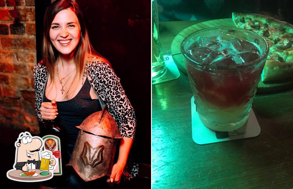 Насладитесь стаканом темного или светлого пива