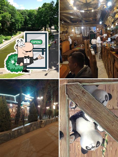 Наслаждайтесь пейзажем, который открывается из "Кафе "Ковчег""