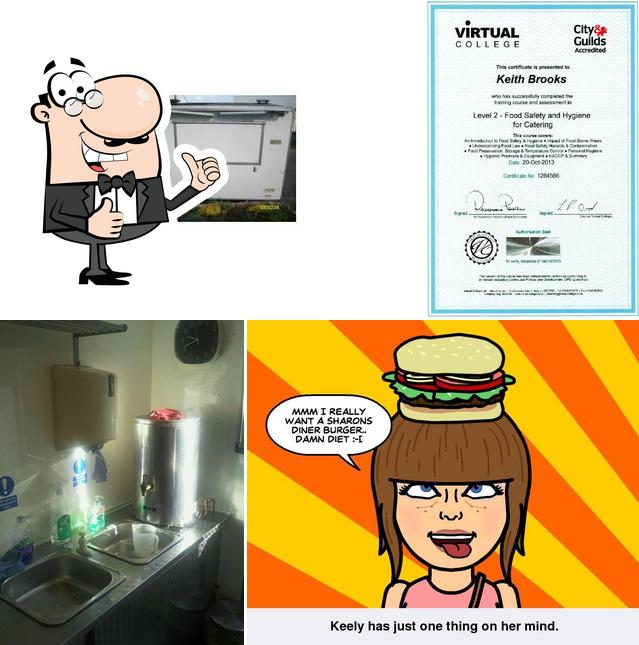 Sharons Diner burger van Rayleigh
