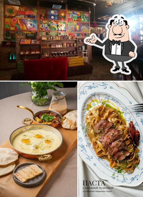 Интерьер "Ресторана Города- Огорода"