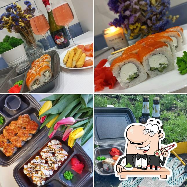 Отведайте различные виды суши