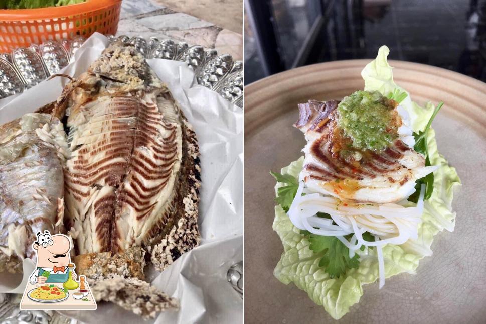 เมี่ยงปลาเผา ร้านตู้กับข้าว