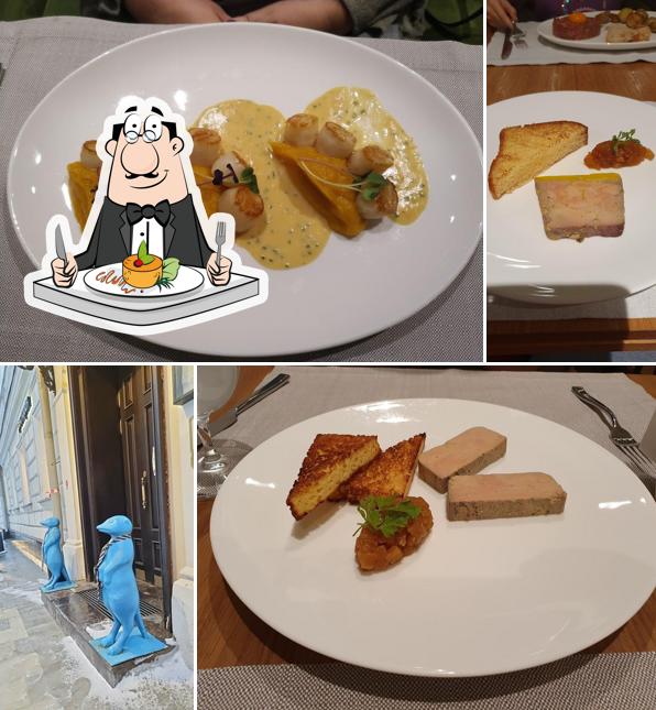 Еда в "Le carré"