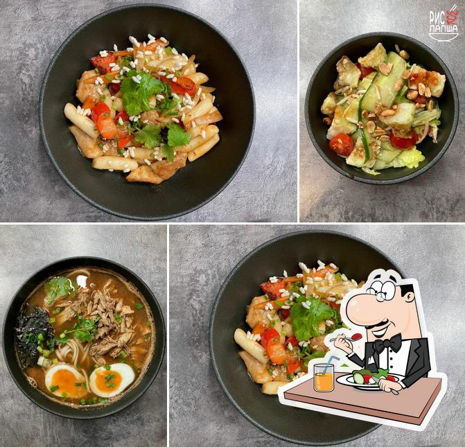 Еда в "Рислапша. wok"