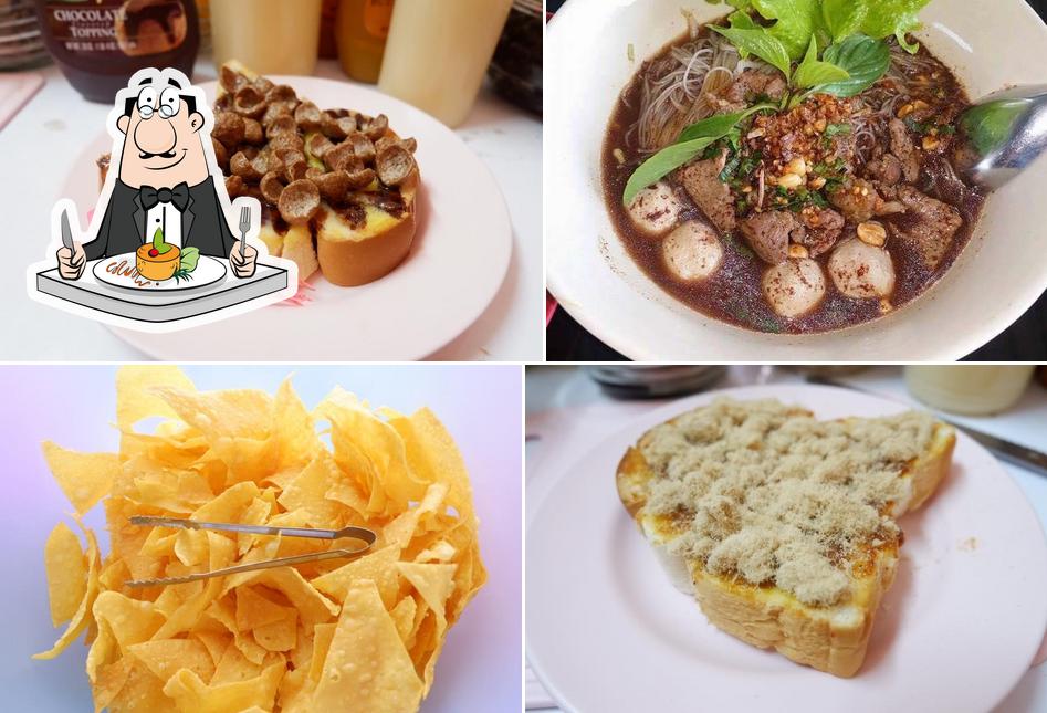 ติดเส้นก๋วยเตี๊ยวเรือ2+นมสดปั่น&วิปปิ้งครีม