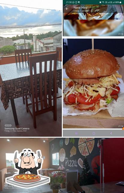 Lanches e pizzas LUMA