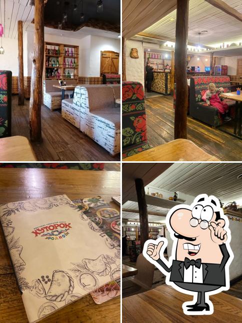 Посмотрите на внутренний интерьер "Хуторка"