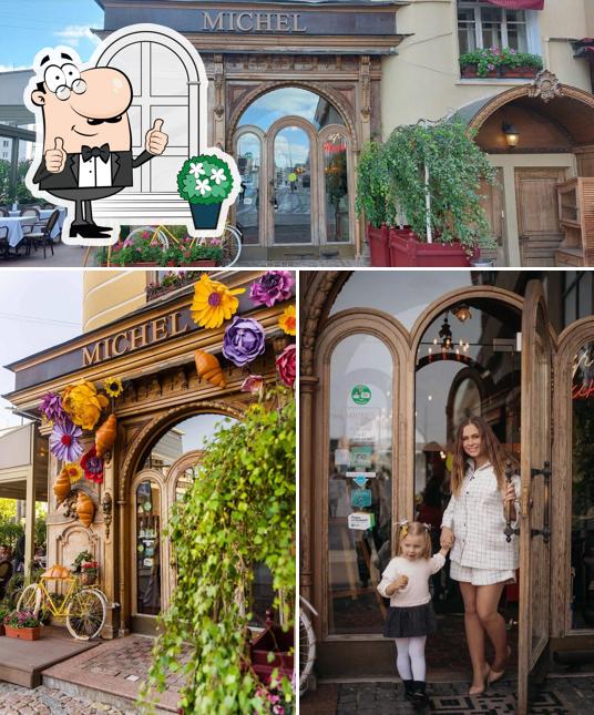 Наслаждайтесь пейзажем, который открывается из "Кафе Мишель"