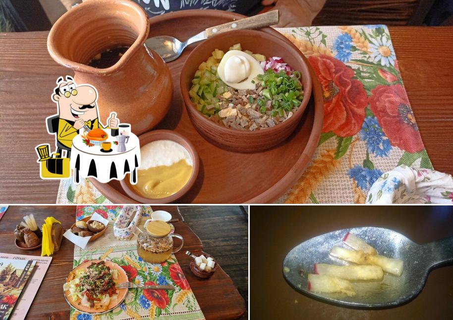 Еда в "Корчме Гопак"