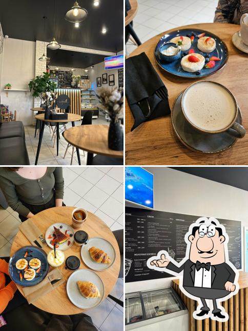 Посмотрите на внутренний интерьер "Vanilla Coffee"