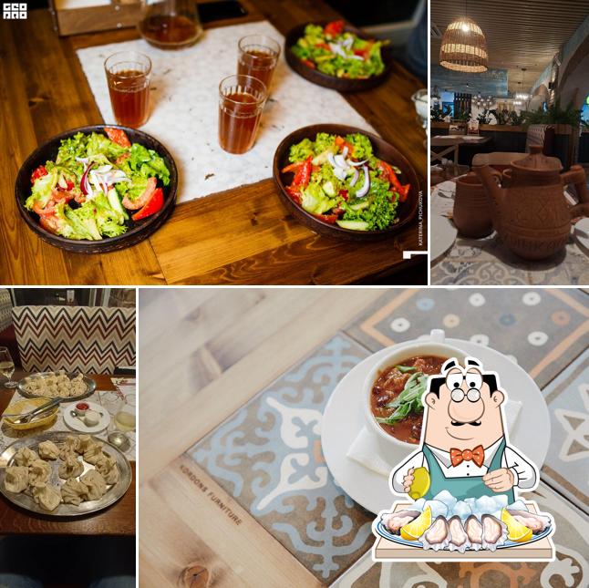 Устрицы в "Старик Хинкалыч"