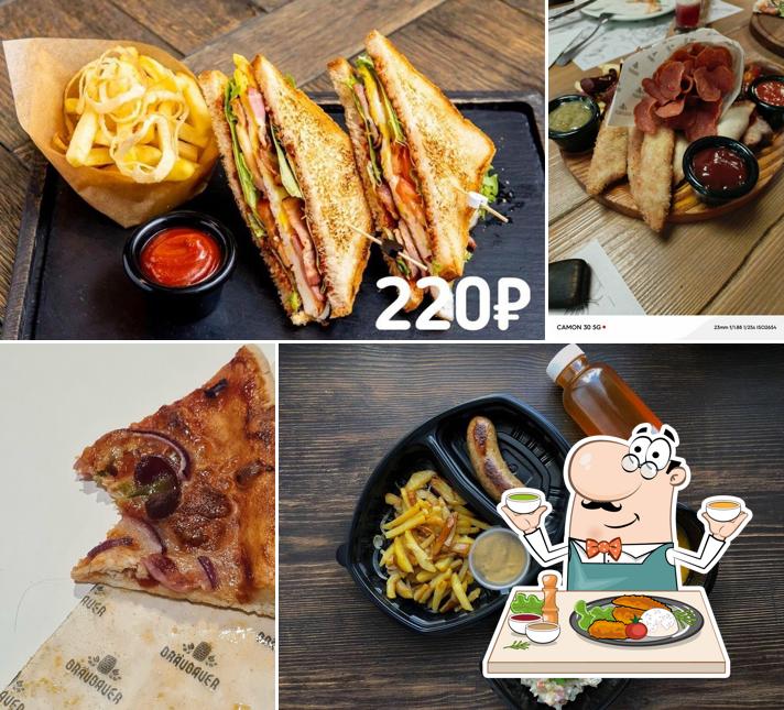 Еда в "Braubauer"