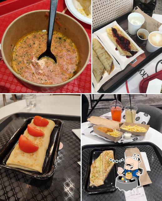 Блюда в "Блин да кофе"