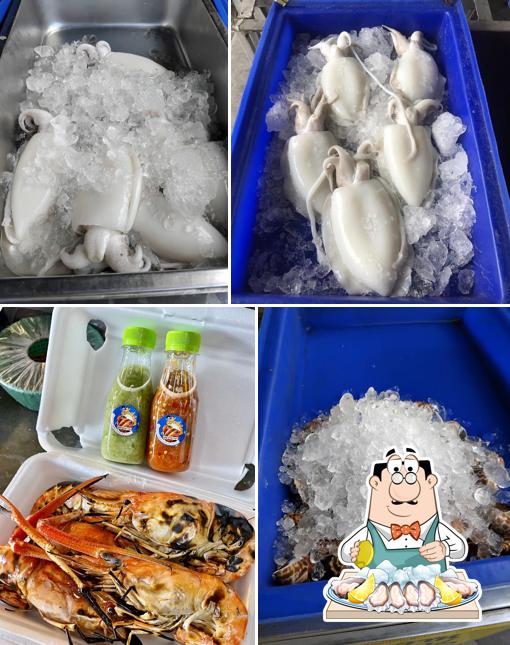 สองพี่น้องกุ้งเผาทะเลสด BY ส.กุ้งเผาเจ้าแรก
