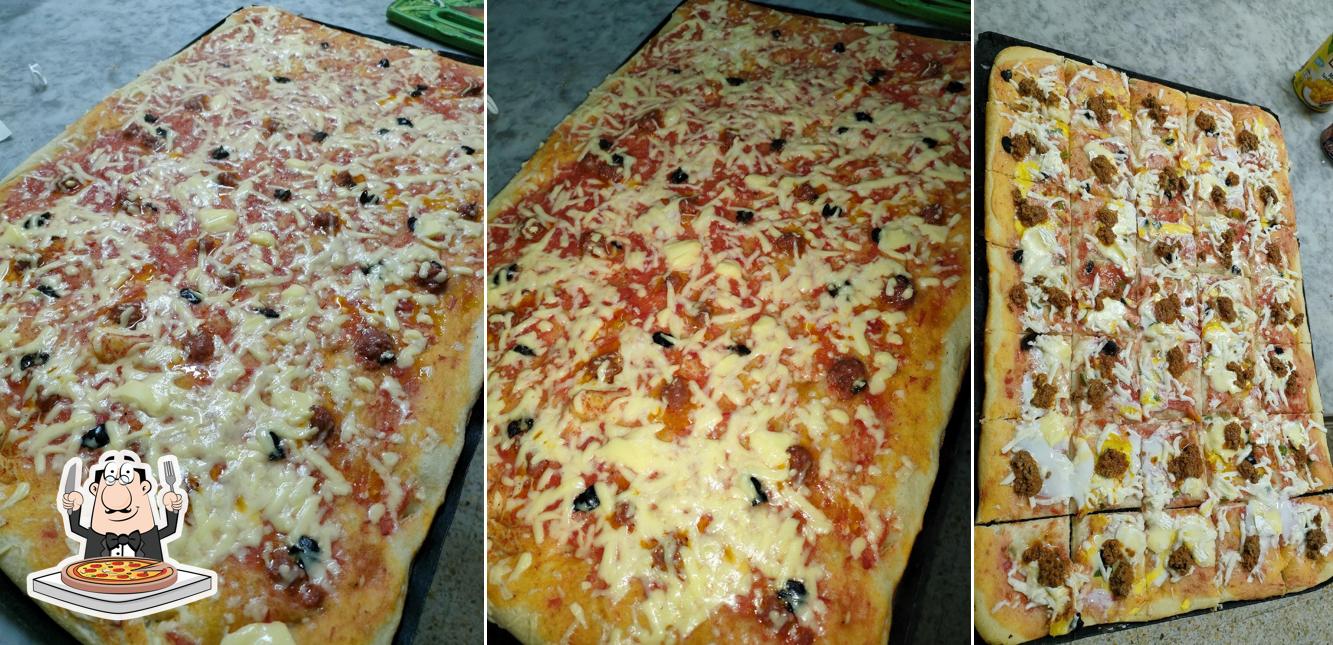 Pizza carrée