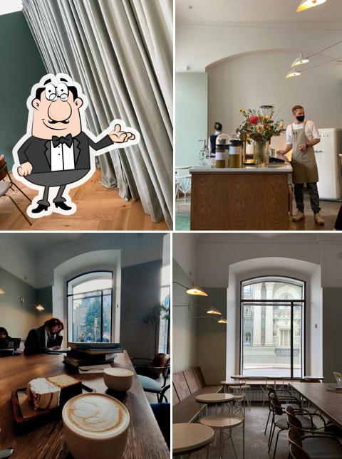 Посмотрите на внутренний интерьер "Аэроплан"