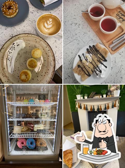 Еда в "кофейня Jinnee"