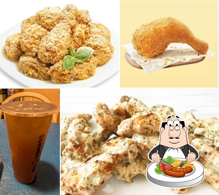 Bomb Chicken& Summer Tea