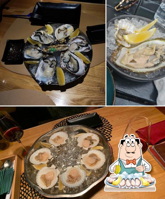 Устрицы в "Токио"