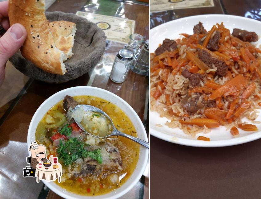 Рамэн и спагетти болоньезе в "Лагман Сулейман"