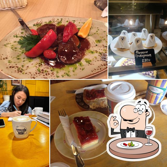 Блюда в "Кофейне Coffee Bean"