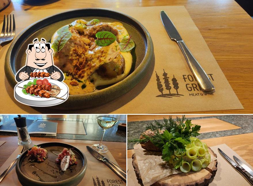 Еда в "Forest grill"