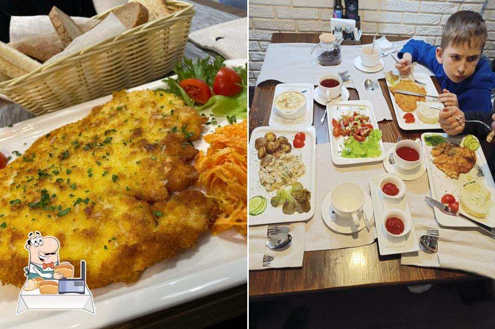 Чесночный хлеб в "Винсент"