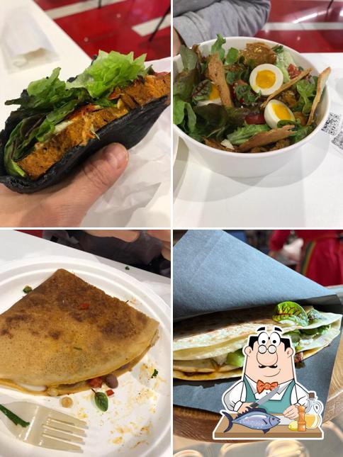 Лосось гриль в "Pita by Сила Dobraw"