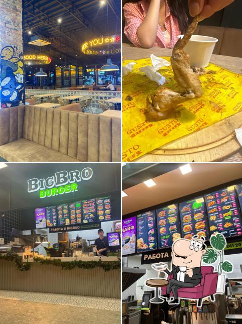 Интерьер "Big Bro Burger"