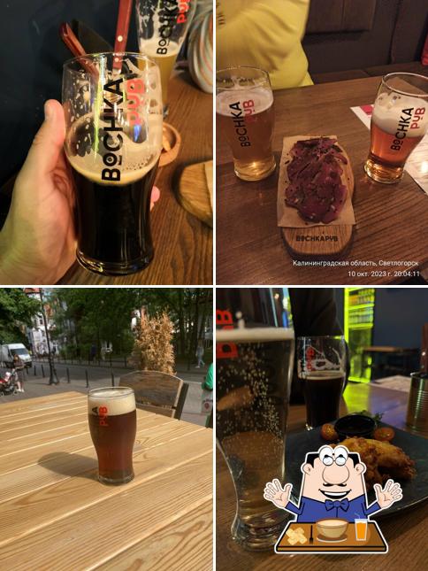 Шоколадный мусс в "Bochka Pub"