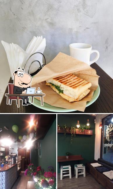 Помимо прочего, в Larriping есть внутреннее оформление и бутерброды