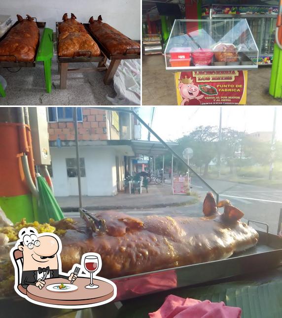 Lechoneria Los Reyes Yopal :Punto de venta y fabrica