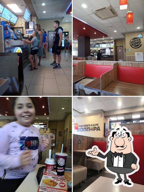 Интерьер "Бургер Кинг"