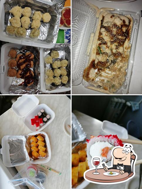 Еда в "Суши Кинг"