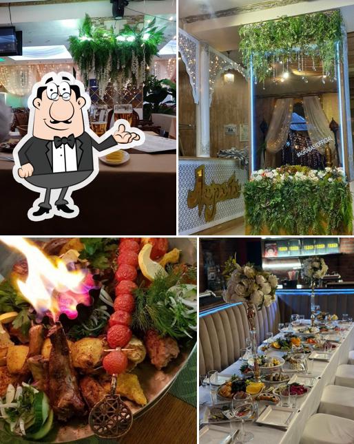 Посмотрите на внутренний интерьер "Аграбы"