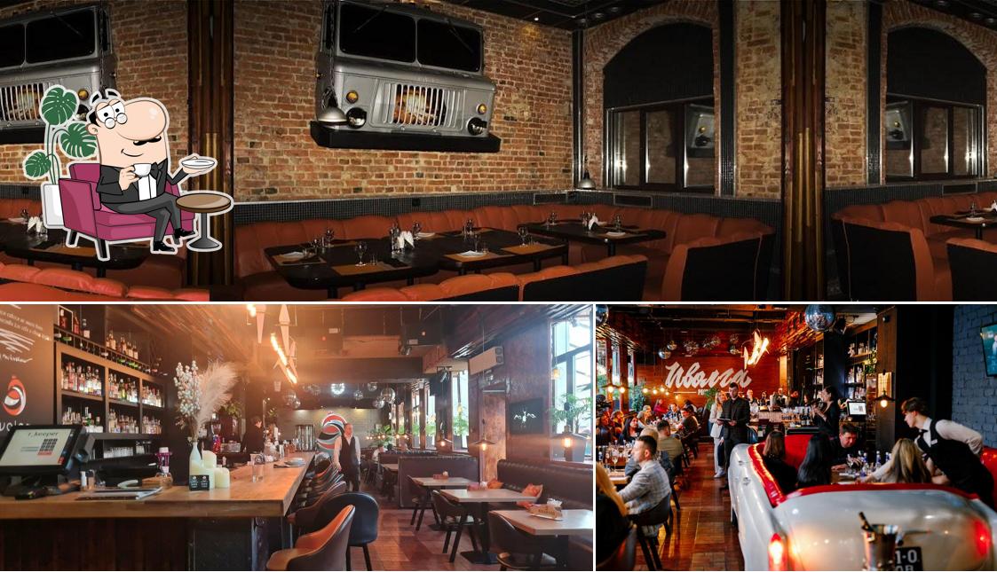 Посмотрите на внутренний интерьер "Гастробар Иволга"