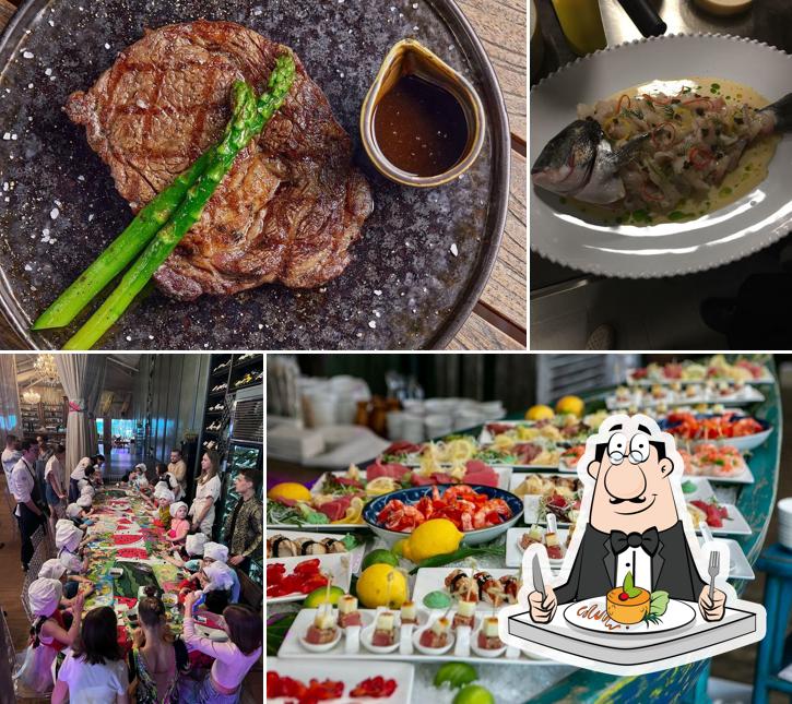 Еда в "Ресторане Soho Country Club"