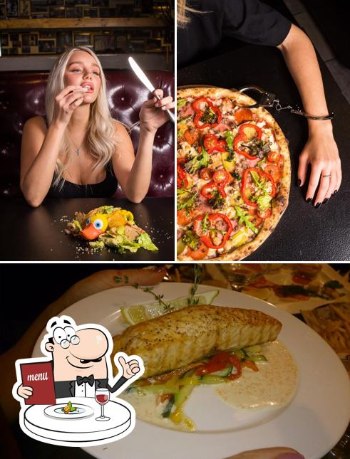 Еда в "Баре Duckstar's"