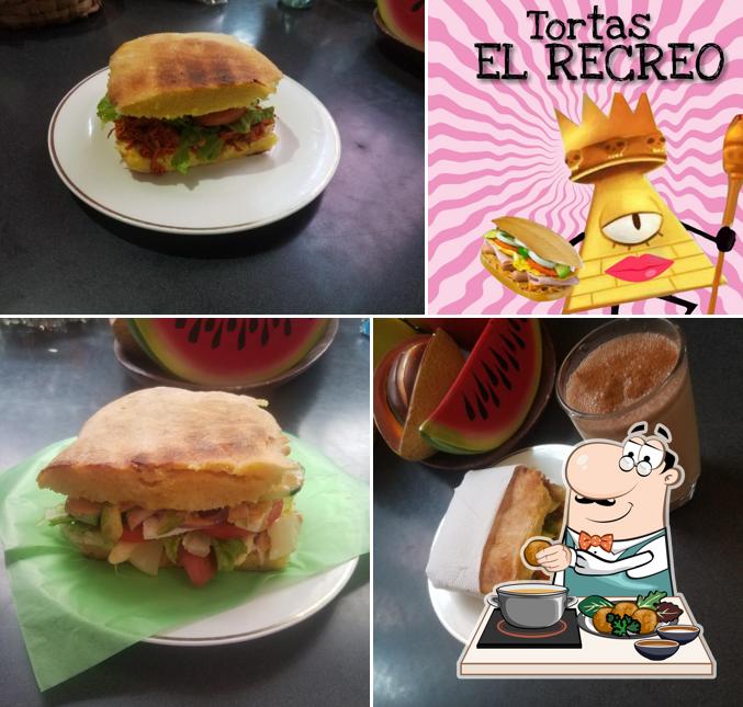 Tortas El Recreo.