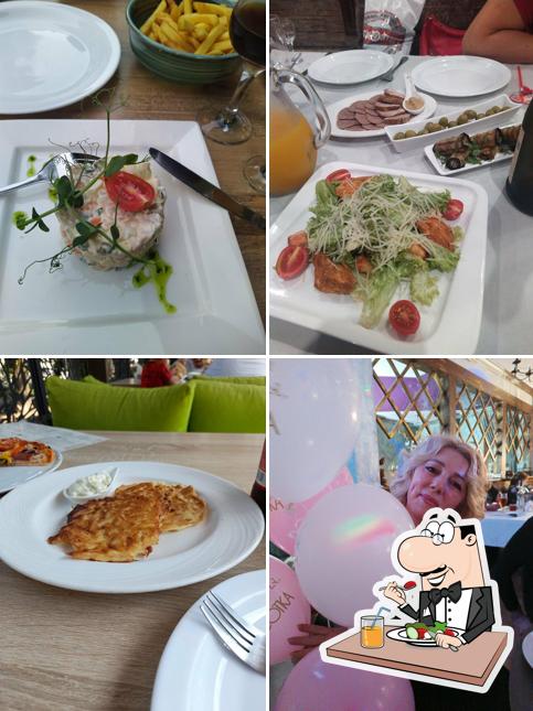 Еда в "Три кедра"