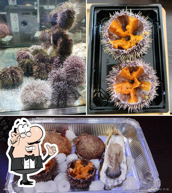 Посмотрите на внутренний интерьер "Дары 7 морей"