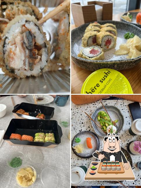 Попробуйте суши в "Hēre sushi"