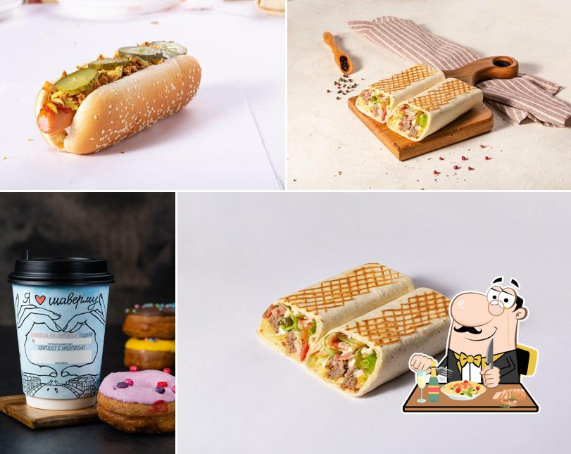 Еда в "Шаверма по-питерски"