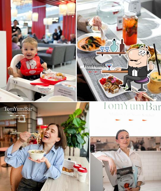 Посмотрите на внутренний интерьер "TomYumBar"