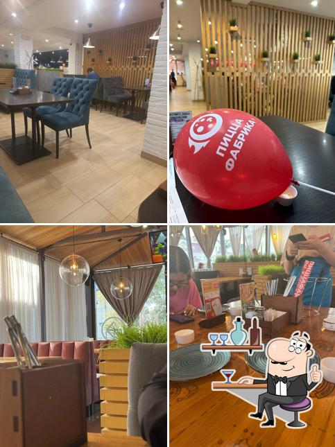 Интерьер "ПиццаФабрики"