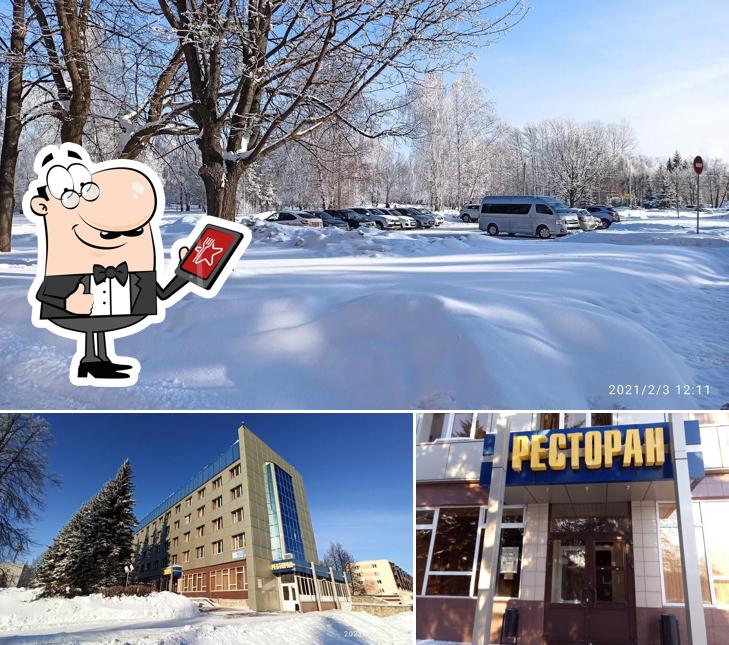 Наслаждайтесь видом , который открывается из "Ресторана Кама"