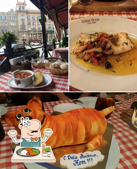 Еда в "Маме Рома"