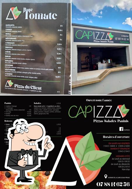 Cap pizza