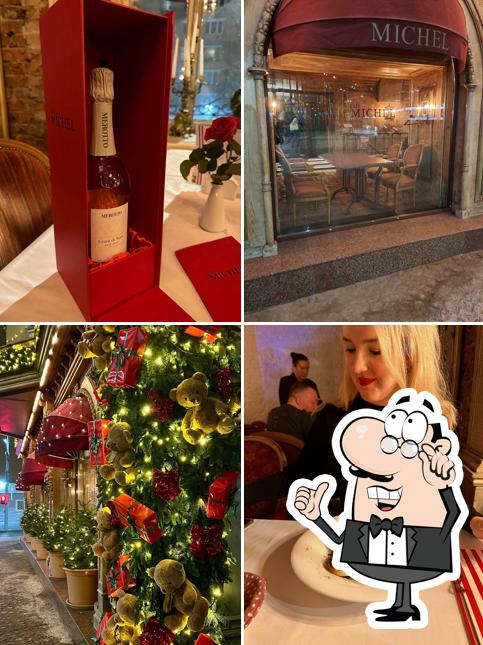 Посмотрите на внутренний интерьер "Кафе Мишель"